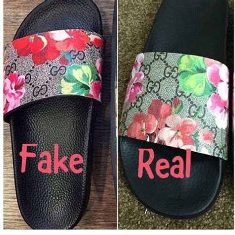 gucci floral shoes replica|How to Spot Fake Gucci Slides: Authentication Tips & Tricks .